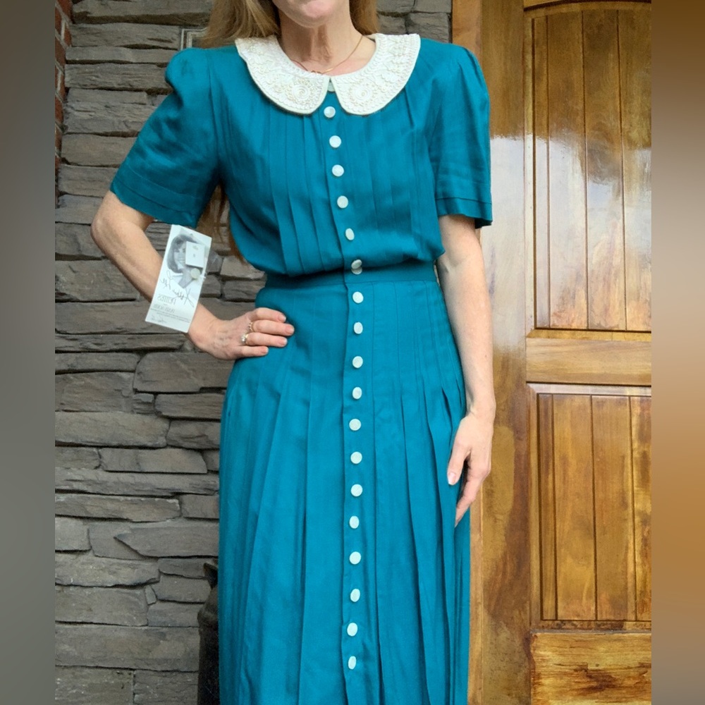 NWT Vintage Kathie Lee for Plaza South Petites dress 8